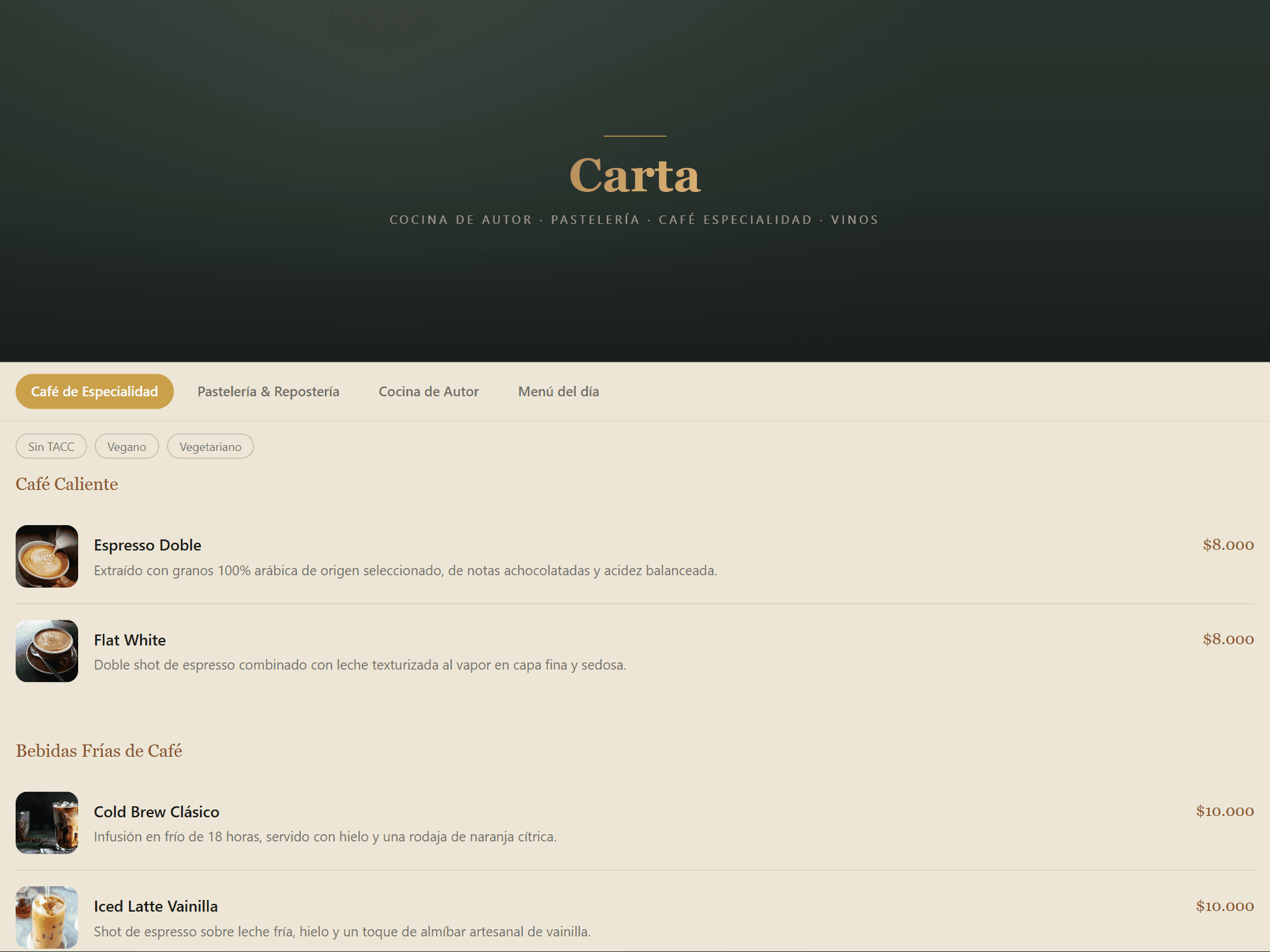 Tu carta, con onda